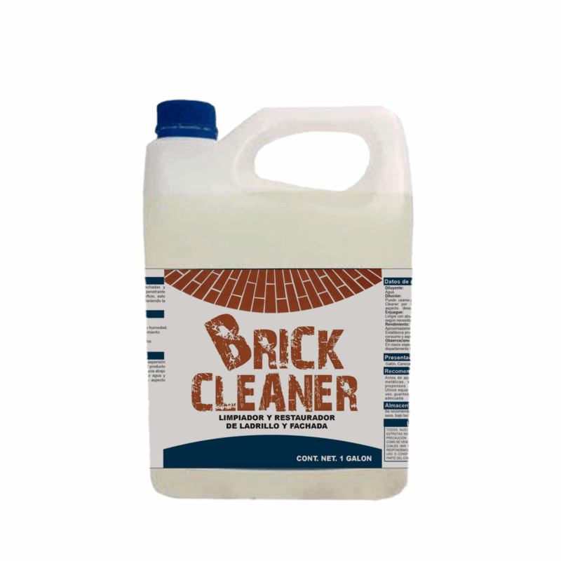 Limpiador de superficies, ideal para piedras naturales, renueva superficie sin dañar el aspecto natural o color en fachadas. Limpieza profunda.