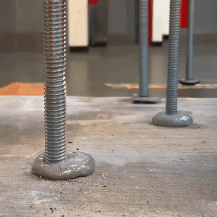 Fijación de varillas en concreto, piedra o mampostería en Guatemala.