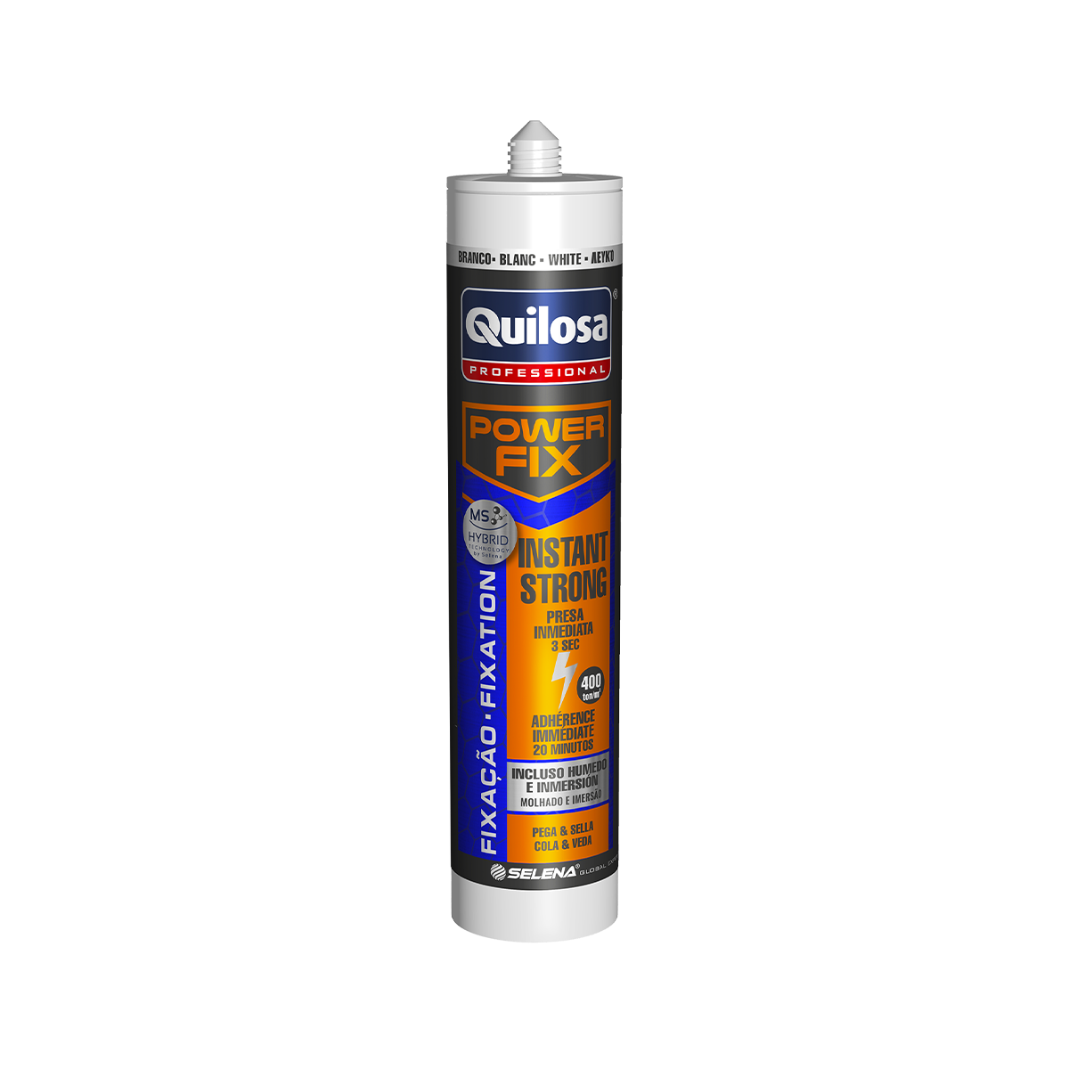 Quilosa Powerfix súper adhesivo, adhesivo de montaje NO CORROSIVO, adhesivo bajo el agua. Guatemala, mega precio, distribuidor Quilosa.