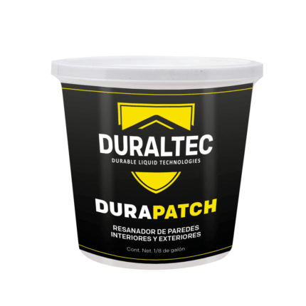 Durapatch es un resanador en pasta listo para usar, libre de solventes y agentes contaminantes. Está elaborado a base de resinas acrílicas, por lo que puede aplicarse tanto en interiores como en exteriores.