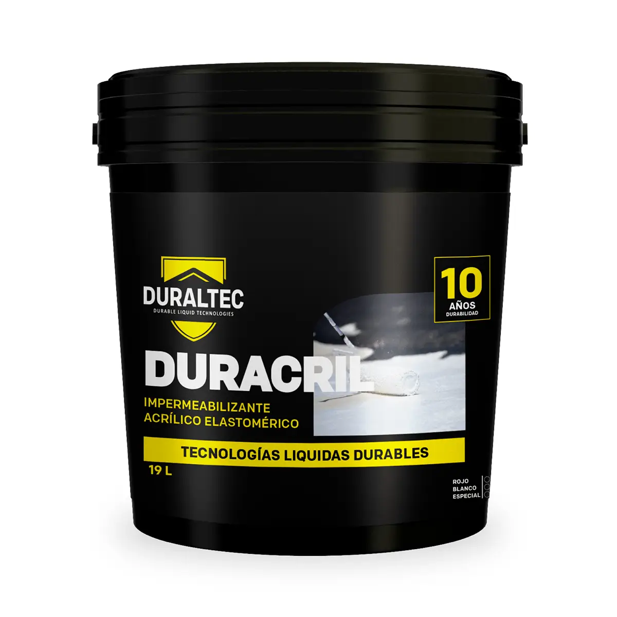 Impermeabilizante Duracril 10 años Impermeabilizante acrílico de 10 años en Guatemala de alta calidad, premium.