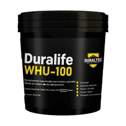 Impermabilizante híbrido que se puede aplicar en húmedo. Él único que soporta humedad en Guatemala. Premium.