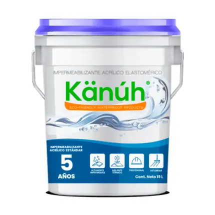 Impermeabilizantes acrílicos 5 años en Guatemala de alto rendimiento y fibratado.