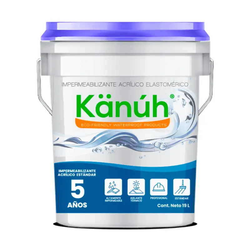 Impermeabilizantes acrílicos 5 años en Guatemala de alto rendimiento y fibratado.